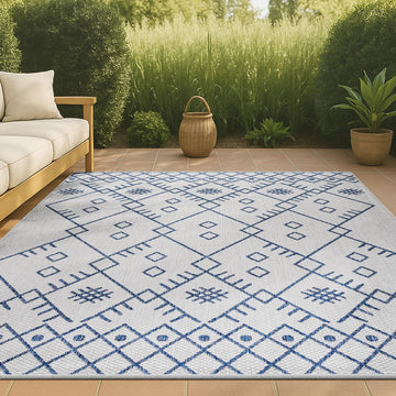 Boho Moroccan Indoor/outdoor Area Rug